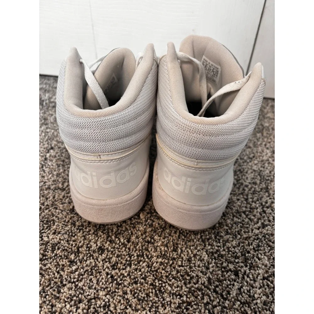 Adidas Hoops Mid 2.0 Sneakers High Top Shoes White Athletic Shoes SIZE‎ 10